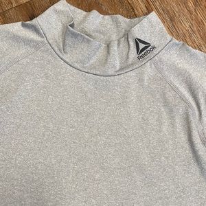 REEBOK Performance Fitted Long Sleeve Top Grey Like New